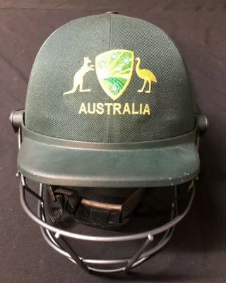 Rare Masuri Australia A Match Worn Cricket Helmet - Player Issued - Tim Paine?