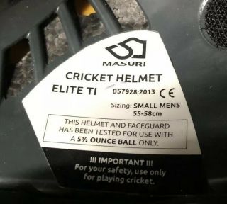 Rare Masuri Australia A Match Worn Cricket Helmet - Player Issued - Tim Paine? 4