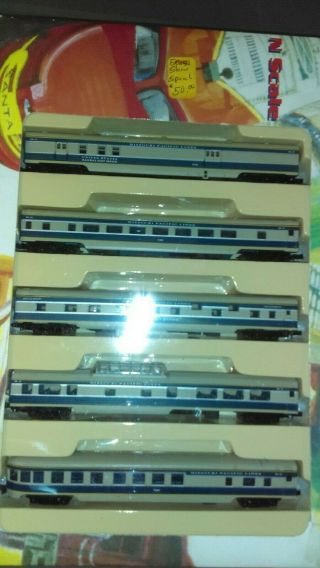 N Scale Con Cor Mopac Passenger Cars,  Vintage Exc To Cond.  Collectible