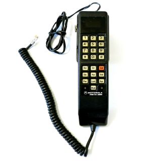 MOTOROLA DYNATAC 6000X HANDSET & MOBILE BASE/MOUNT/CRADLE Vintage CELLULAR PHONE 2