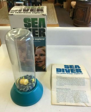 Vintage 1973 Parker Toy Sea Diver No.  240 With Box & Instructions