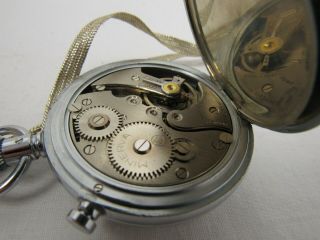Vintage Minerva Stopwatch Nickel Chromium Swiss 7 Jewels 411671 - TIV P1 4