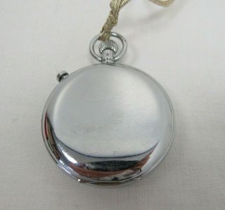 Vintage Minerva Stopwatch Nickel Chromium Swiss 7 Jewels 411671 - TIV P1 7