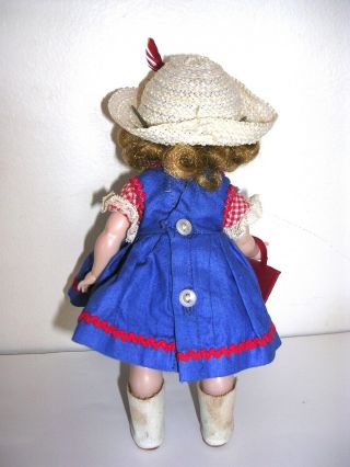 Vintage Madam Alexander - kins doll and outfit 1950s triple stiched hair 2