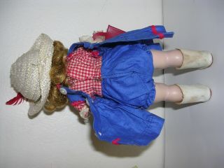 Vintage Madam Alexander - kins doll and outfit 1950s triple stiched hair 3