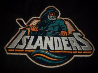 Vintage Rare Starter Fisherman York Islanders 1990 ' s sewn XL Blue Jersey 2