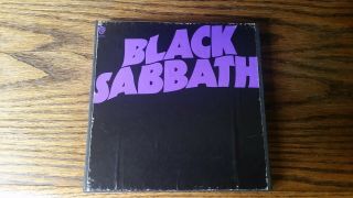 Black Sabbath Masters Of Reality 3 3/4 Ips 4 Track Reel To Reel Tape Rare