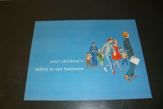 Vintage 1950s 1960s Blue Bird School Bus Sales Brochure With Over 15 Pages