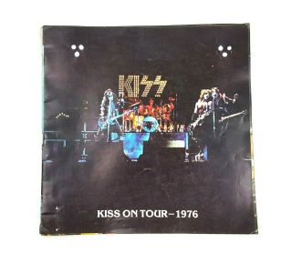 Kiss On Tour 1976 Program Kiss Army Destroyer Programme Rare