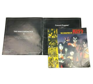 Kiss On Tour 1976 Program Kiss Army Destroyer Programme Rare 2