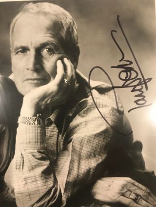 Rare Jsa Signed Paul Newman Photo,  Joanne Woodward Autographed 8x10