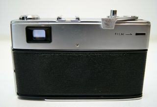 Minolta Hi - Matic 7s Rangefinder 35mm Film Camera Rokkor PF 45mm Lens Vintage 6