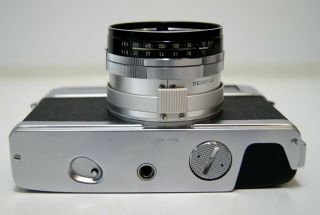 Minolta Hi - Matic 7s Rangefinder 35mm Film Camera Rokkor PF 45mm Lens Vintage 7