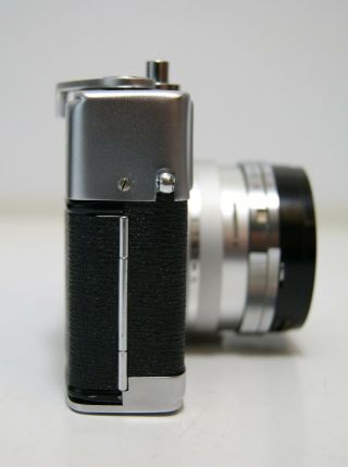 Minolta Hi - Matic 7s Rangefinder 35mm Film Camera Rokkor PF 45mm Lens Vintage 8