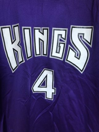 Vintage VTG Champion Sacramento Kings Chris Webber 4 NBA Jersey Size 44 Large 2