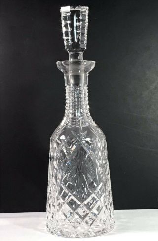 Rare Vintage Waterford Crystal Shannon Jubilee Liquor Wine Decanter