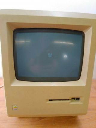 Vintage Apple Macintosh Plus 1mb Model M0001a Steve Jobs Embossed Signature