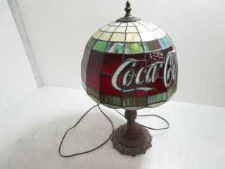 Vintage Coca - Cola Stained Glass 22 