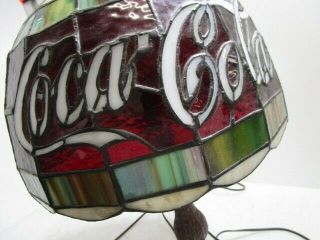 Vintage Coca - Cola Stained Glass 22 