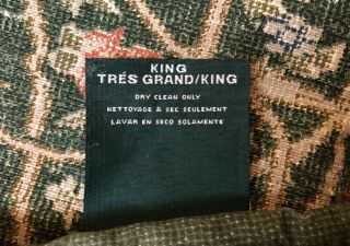Ralph Lauren RUTHERFORD PARK Tres Grand KING COMFORTER RARE 10