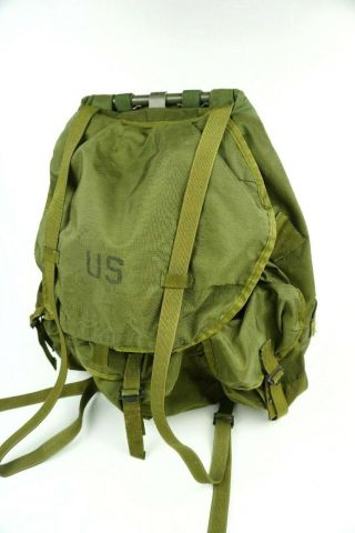 Vintage Us Military Army Nylon Backpack L Combat Field Pack Lc - 1 Internal Frame