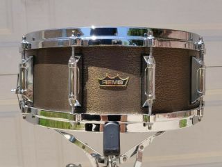 ,  Remo Gold Crown Snare Drum 5.  5x14 Puresound Exc Rare,