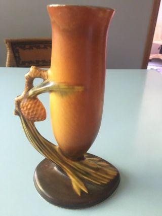 Vintage Roseville Vase Pinecone 112 - 7 Gorgeous