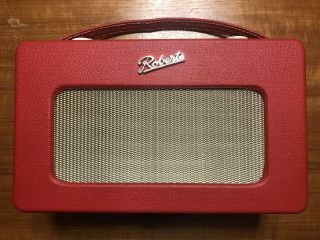 Roberts Revival Vintage Radio Red Classic In Great Shape