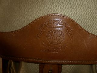 Vintage Marley Hodgson Ghurka No.  58 The Catcher Canvas & Leather Handbag Bag 3