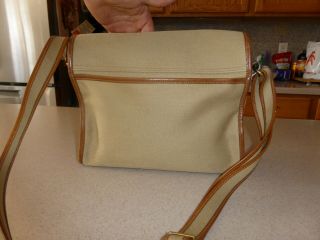 Vintage Marley Hodgson Ghurka No.  58 The Catcher Canvas & Leather Handbag Bag 6