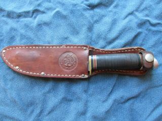 Vintage Boy Scouts Camp / Hunting Knife - Early Model - Official Boy Scouts Of A.