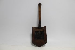 Old Rare Vintage Wwi German Trench Shovel.  Marked - 1915year