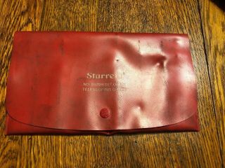 Vtg Starrett No S579H Set of Six Telescoping Gages 5/16 to 6” INCHES In Org Box 2