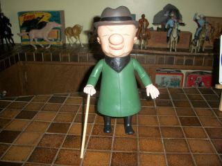 Mr.  Magoo 12 " Plastic Doll Figure With Movable Parts Vintage Toy Upa 1958