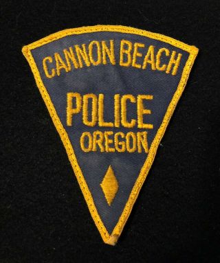 Cannon Beach Oregon Or Police Sheriff Patch - Highway Patrol State Very Old Rare