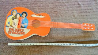 Dukes Of Hazzard Vintage 1981 Emenee Big Toy Acoustic Guitar General Lee 29 Inch