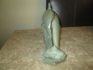 Rare Vintage Celadon Glaze Dolphin Celadon Glaze Blue Mountain Pottery Canadian 4