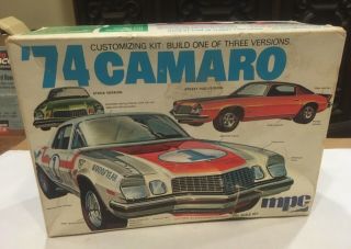 Vintage Mpc 1/25th ‘74 Camaro Model Kit