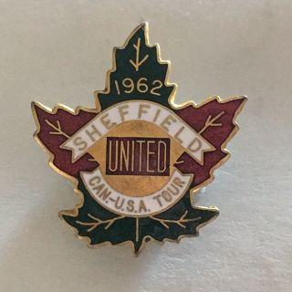 Very Rare Old Sheffield United 1962 Tour Badge
