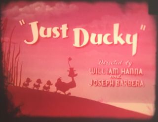Tom And Jerry 16mm Film “just Ducky” 1953 Vintage Cartoon