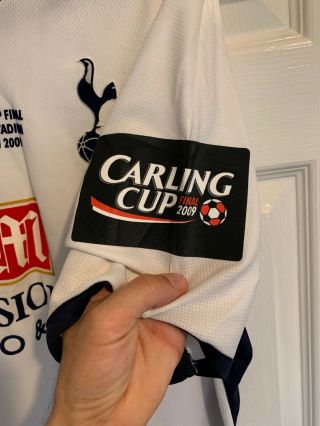 tottenham hotspur Spurs shirt Vintage Puma size M Calling Cup 8