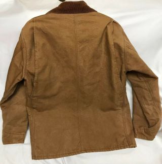 Vintage Carhartt Illinois Bell Blanket Lined Brown Chore Jacket Mens XL/2XL 7