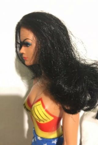 Vintage Mego 1970s Wonder Woman Lynda Carter 12” Doll With Diana Prince Outfit 3