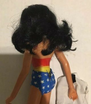 Vintage Mego 1970s Wonder Woman Lynda Carter 12” Doll With Diana Prince Outfit 4