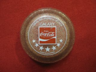 Coca Cola Galaxy Yo - Yo Russell Vintage Rare Yoyo Collectable Fanta Leed