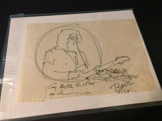 Rare Stanley Mouse Signed Artist Proof For Tee Shirt Design Jerry Garcia