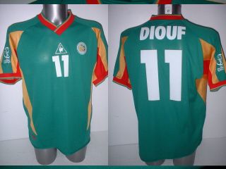 Senegal Adult Xl El Hadji Diouf Vintage Shirt Jersey Soccer 2002 Football Lcs G