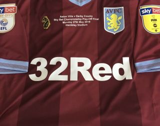 Rare Limited Edition Aston Villa Play Off Edition Shirt 2