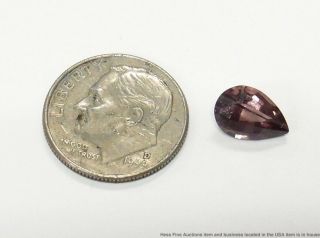 GIA 2.  08ct Rare Color Change Garnet Pear Cut Unset Loose Gemstone w Report 6