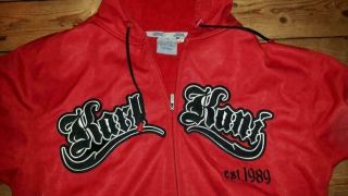Vintage Off.  Red Karl Kani Track Suit L Rap Hip Hop Fubu Rocawear BBC Gangsta 6